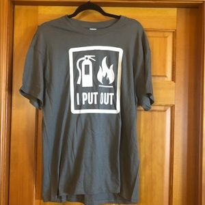 Fireman’s  “I Put Out” Graphic T Sz L